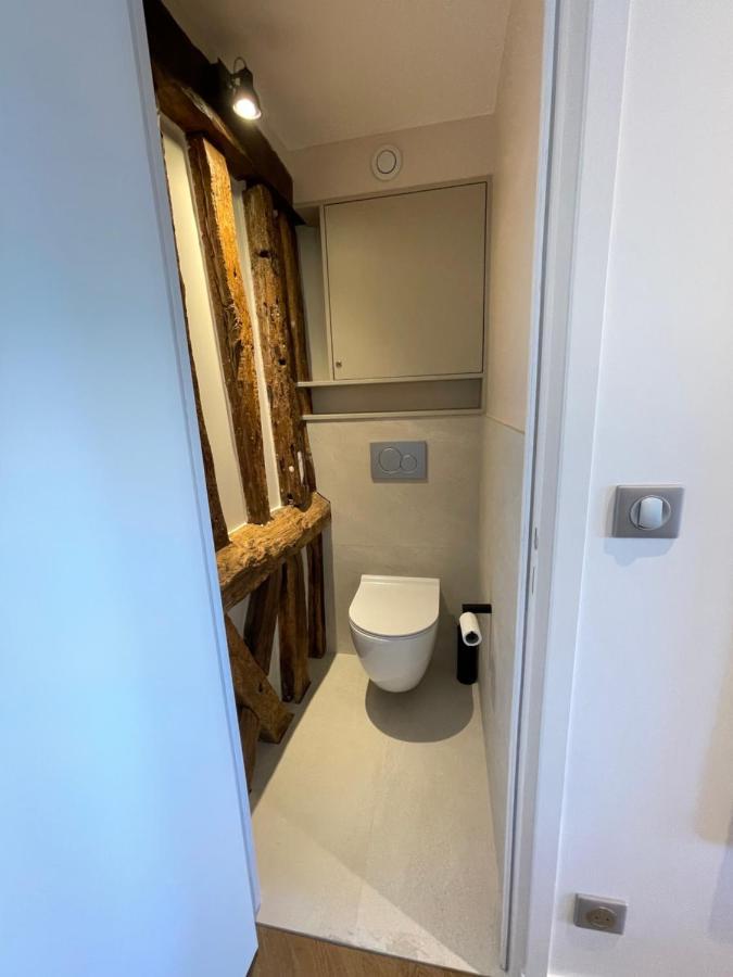 Appartement Les Hirondelles Honfleur Bagian luar foto