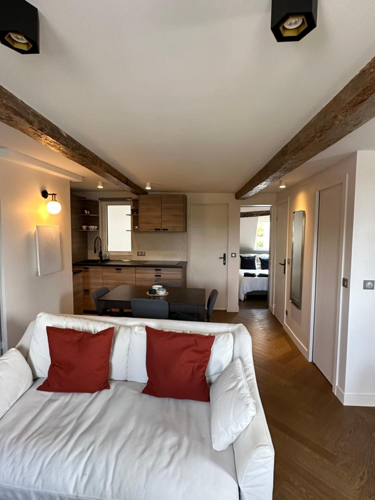 Appartement Les Hirondelles Honfleur Bagian luar foto