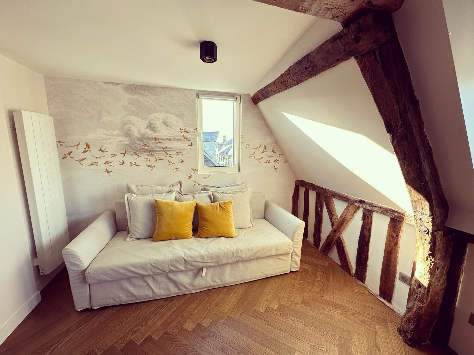 Appartement Les Hirondelles Honfleur Bagian luar foto